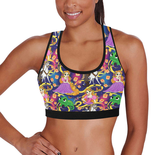 Disney Tangled Rapunzel At Last I See The Light Women's Sports Bra