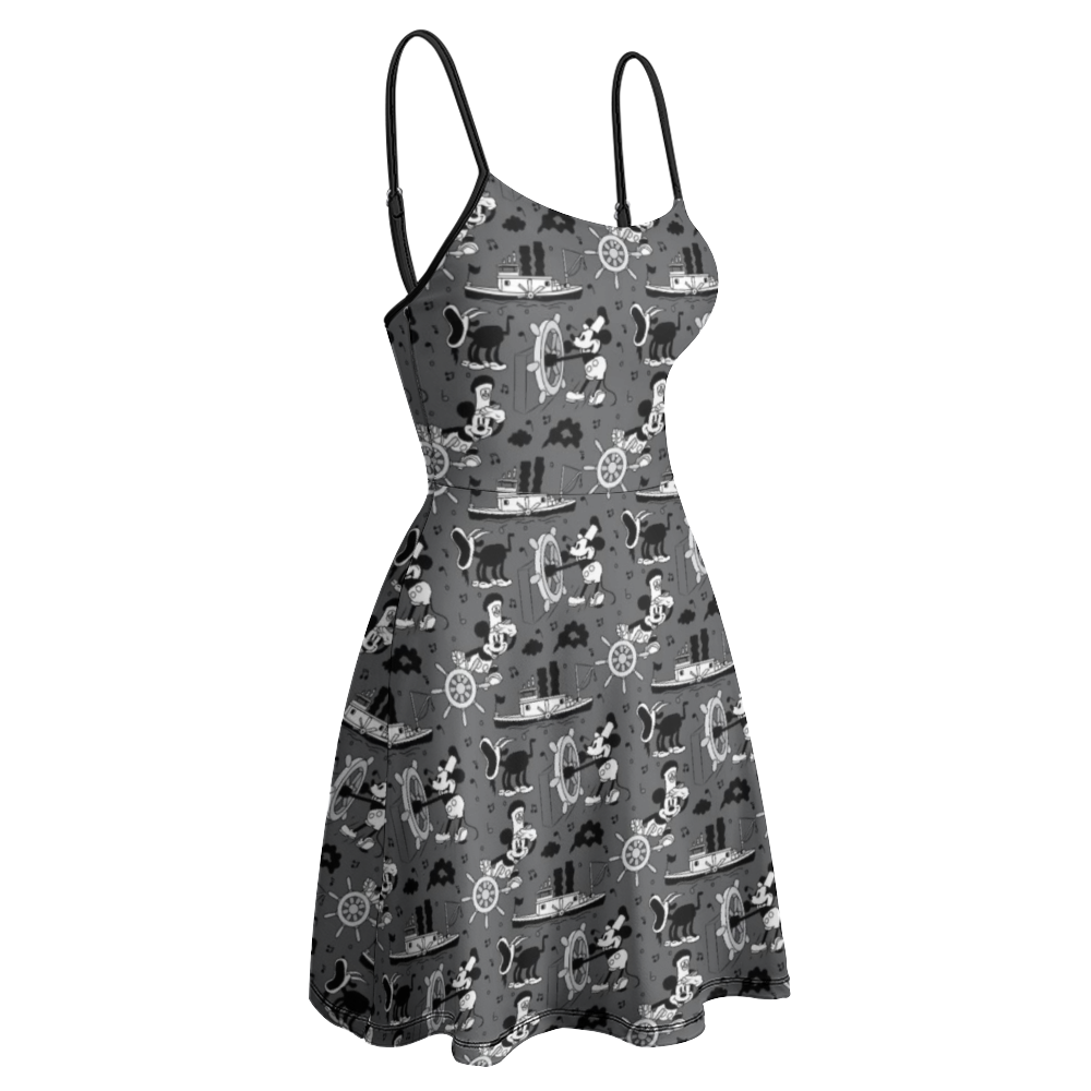 Steamboat Mickey Women's Sling Short Dress