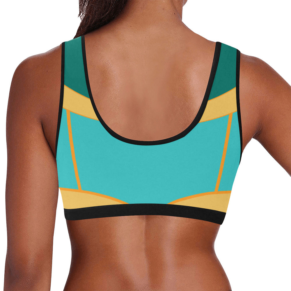 Disney Aladdin Jasmine Women's Sports Bra