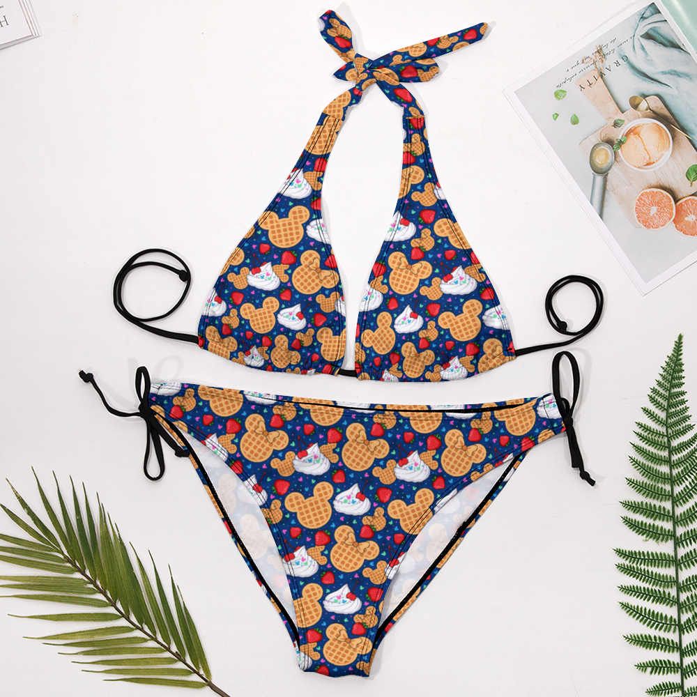 Waffles Plus Size Women's Two Piece Bikini