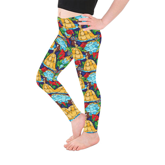 Stained Glass Kid's Leggings - Ambrie