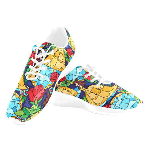 Stained Glass Women's Athletic Shoes - Ambrie