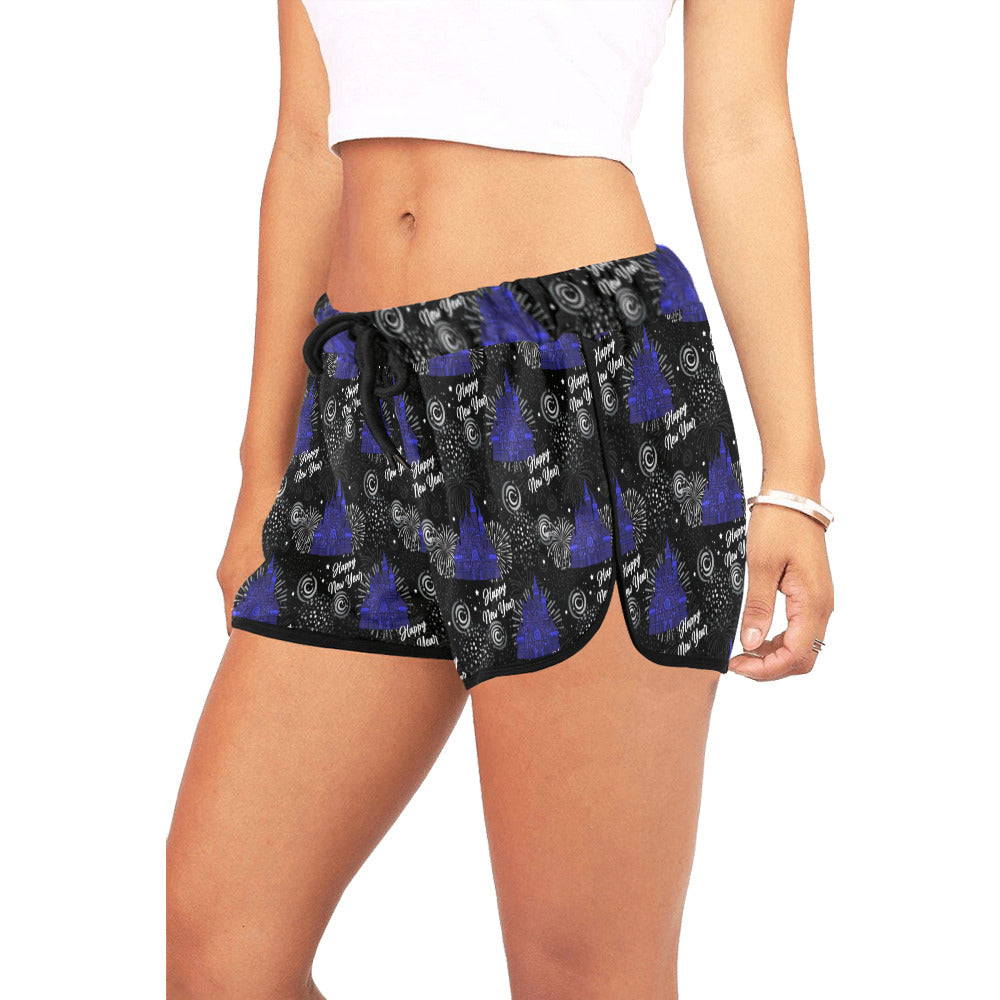 Happy New Year Women's Relaxed Shorts