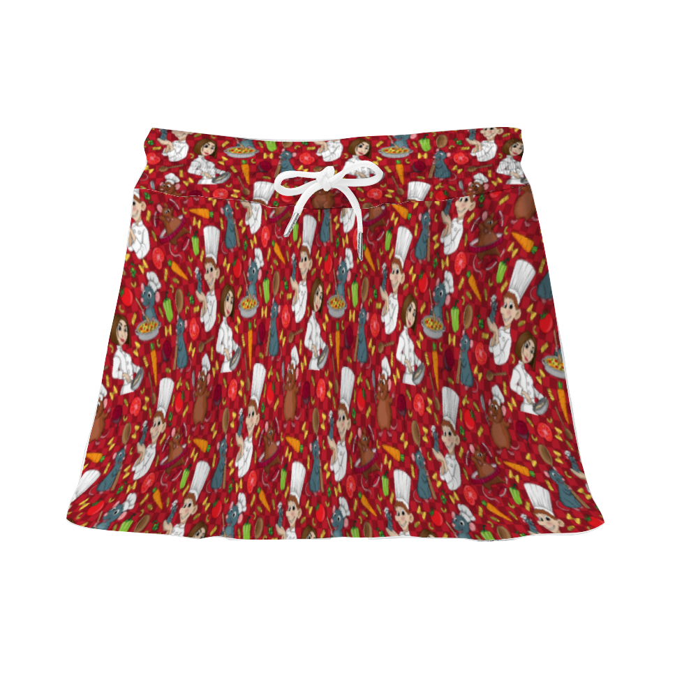 Ratatouille Athletic Skirt With Built In Shorts