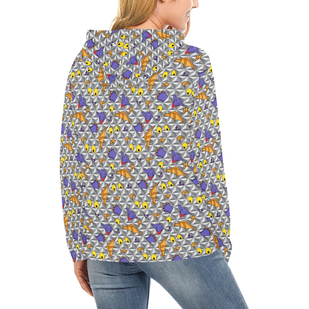 Disney Epcot Figment Dream Come True Hoodie for Women