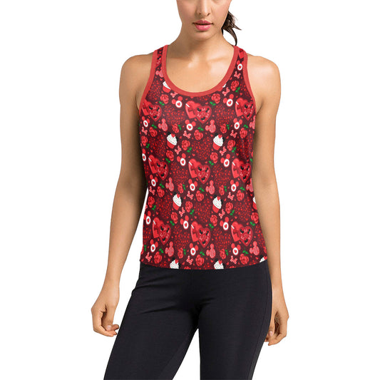 Valentines Day Candy Women's Racerback Tank Top
