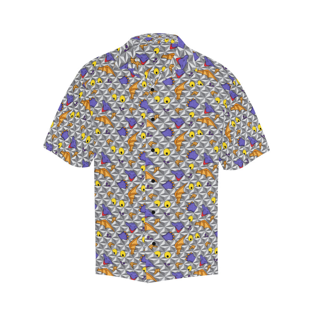 Disney Epcot Figment Dream Come True Hawaiian Shirt