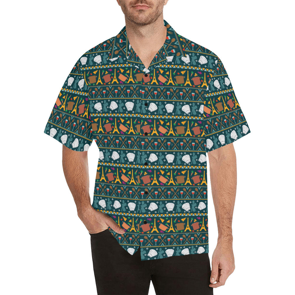 Disney Ratatouille Chef Character Line Hawaiian Shirt