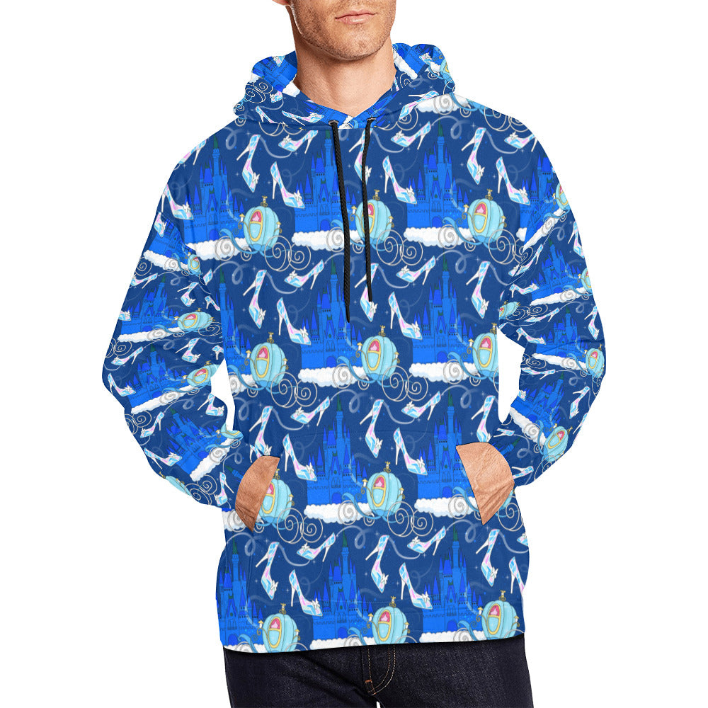 Disney Cinderella Glass Slippers Hoodie for Men