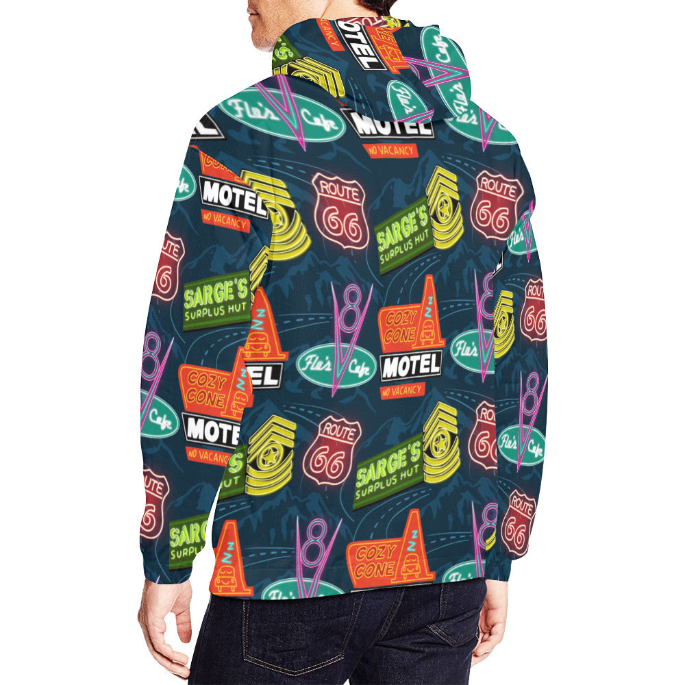 Neon Signs Hoodie for Men