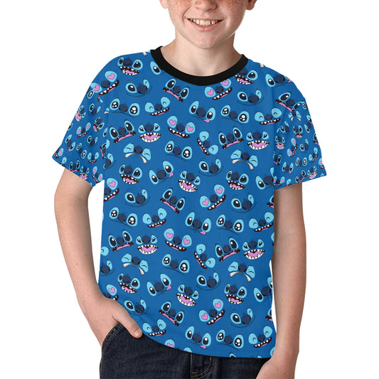 Disney Lilo And Stitch 626 Expressions Kids' T-shirt