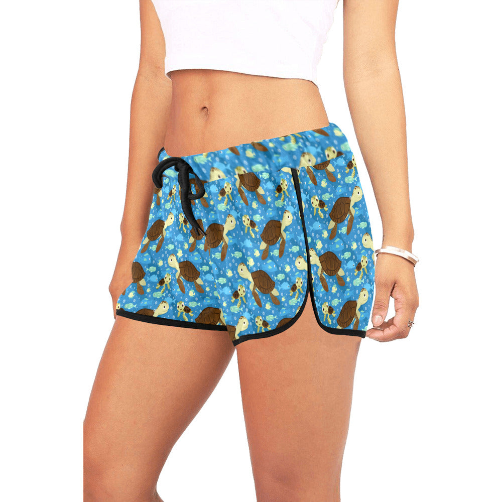 Turtle Bud Women's Relaxed Shorts
