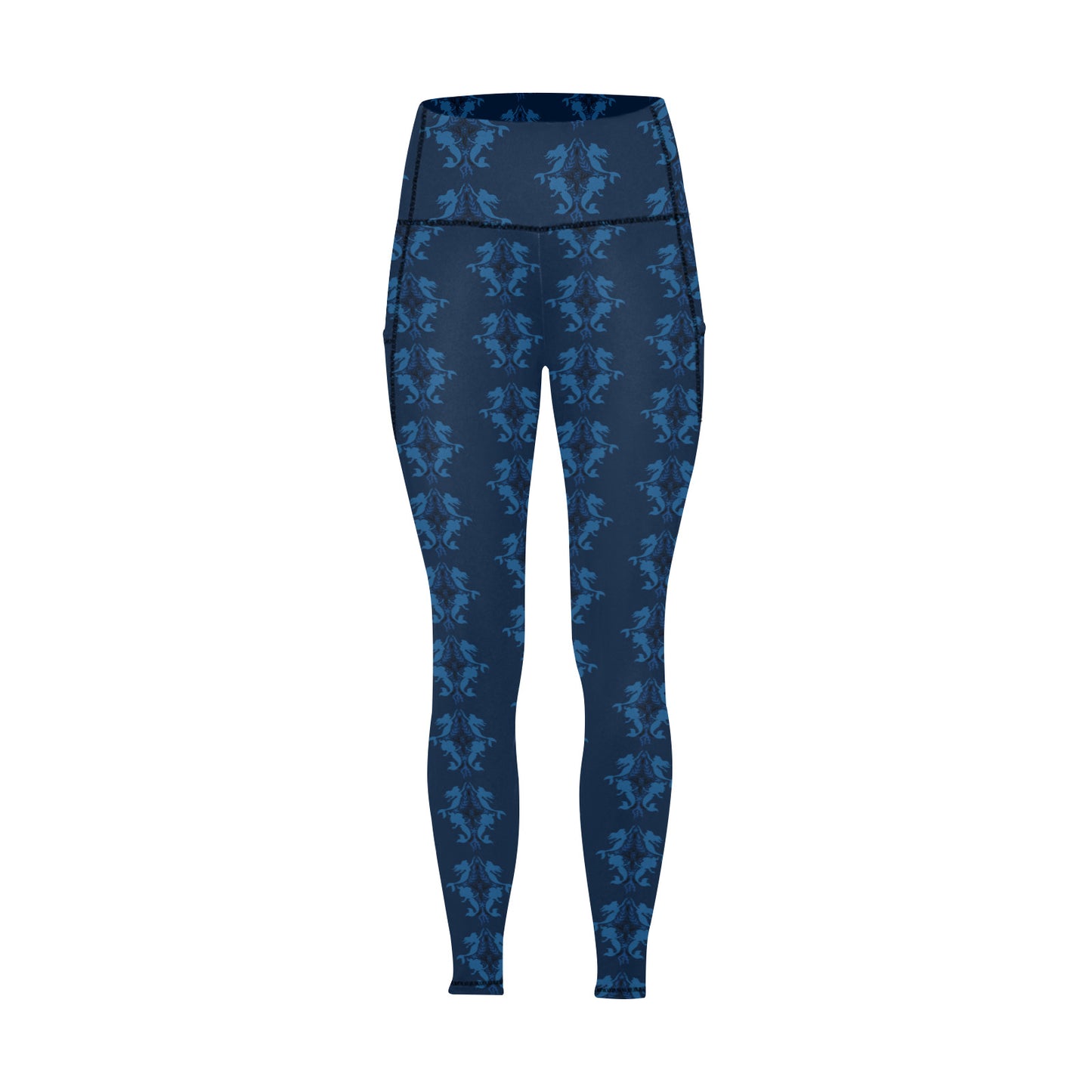 Under The Sea Women's Athletic Leggings With Pockets
