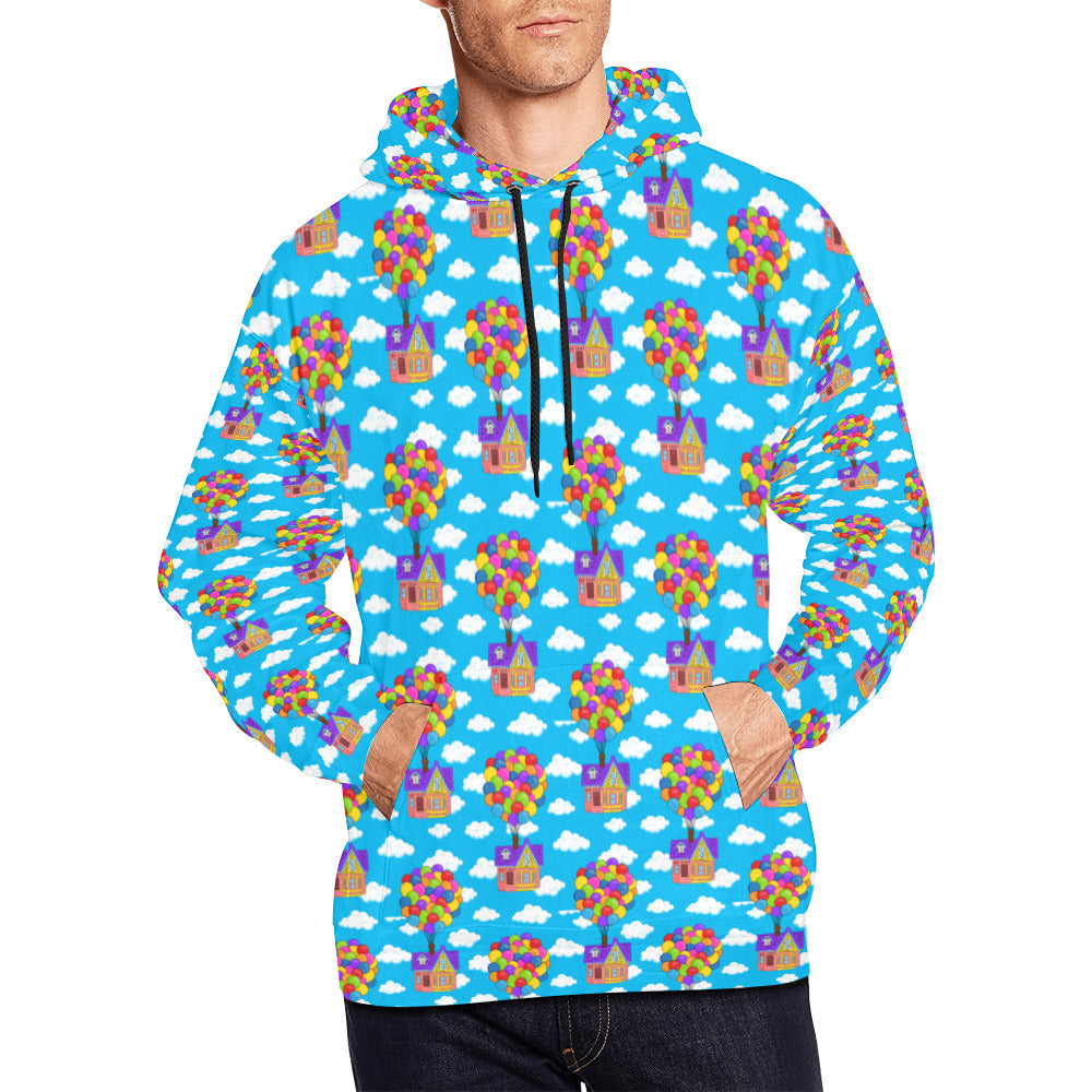 Disney Up Floating House Hoodie for Men