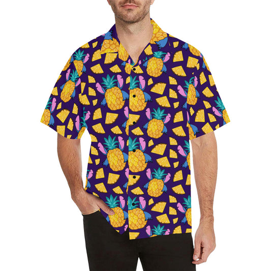 Disney Lilo And Stich Pineapple 626 Hawaiian Shirt