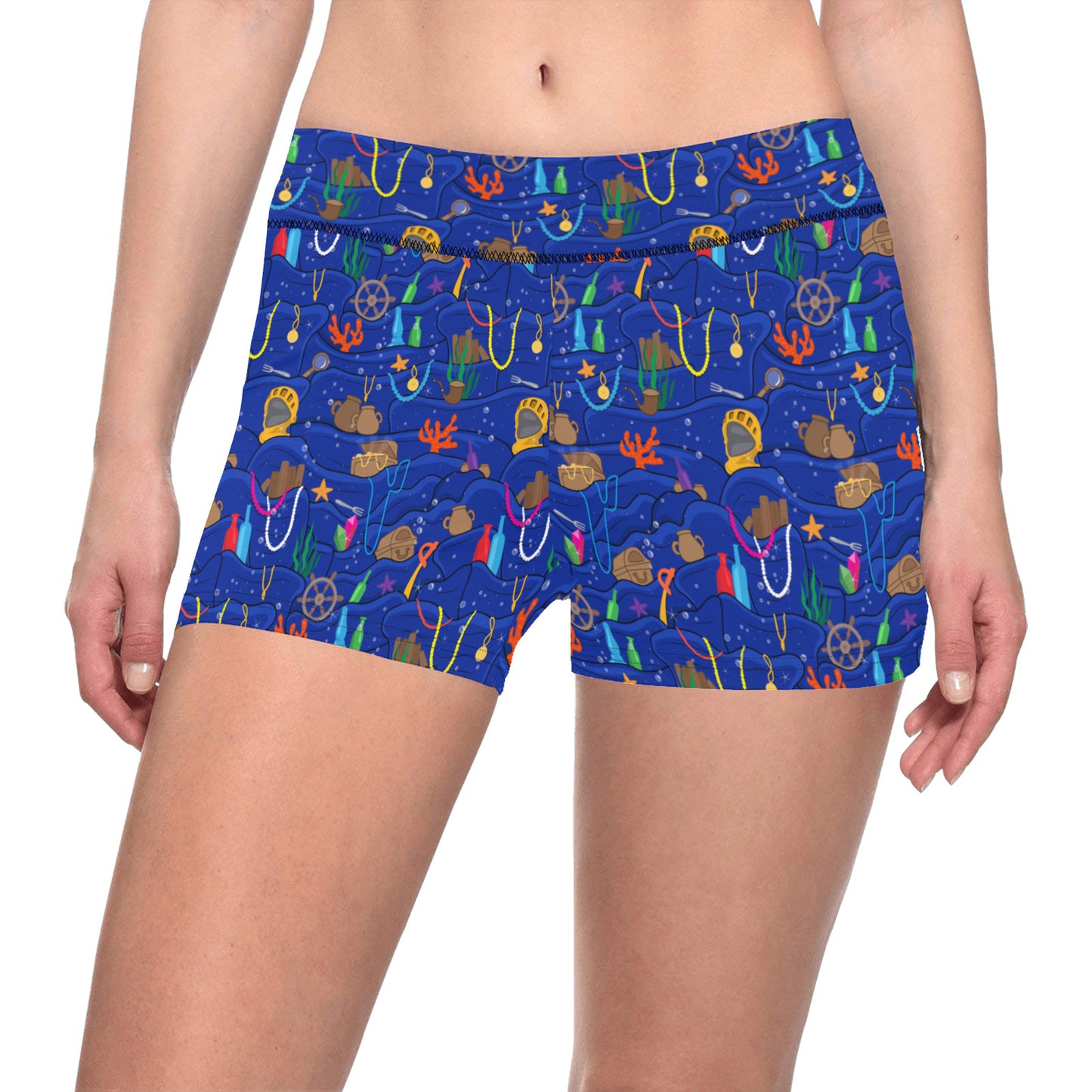 Disney Little Mermaid Grotto Women's Short Leggings