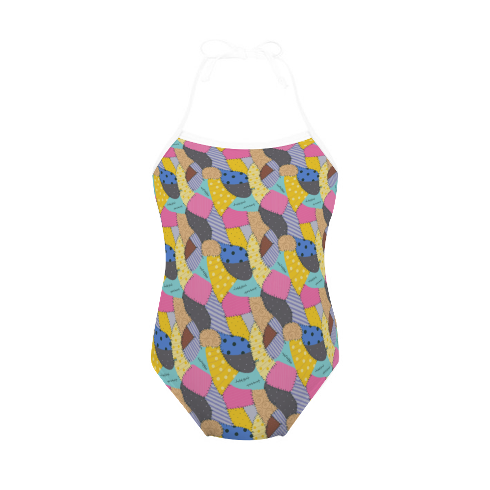 Sally's Dress Girl's Halter One Piece Swimsuit