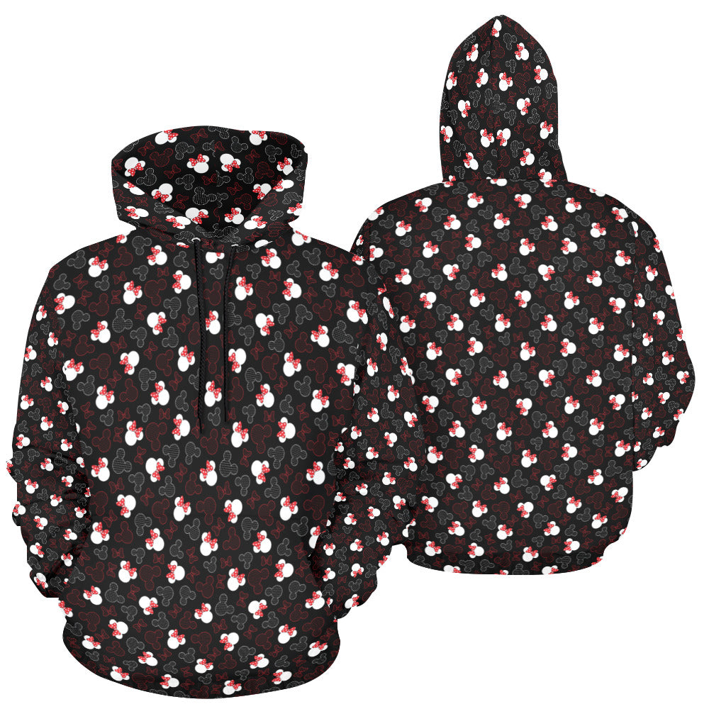 Mickey And Minnie Dots Hoodie for Women