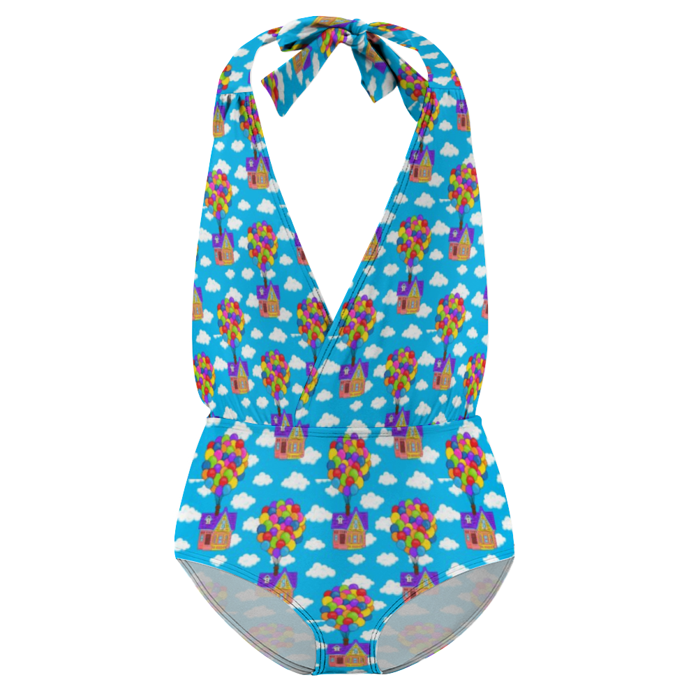 Floating House Girl's One Piece Swimsuit