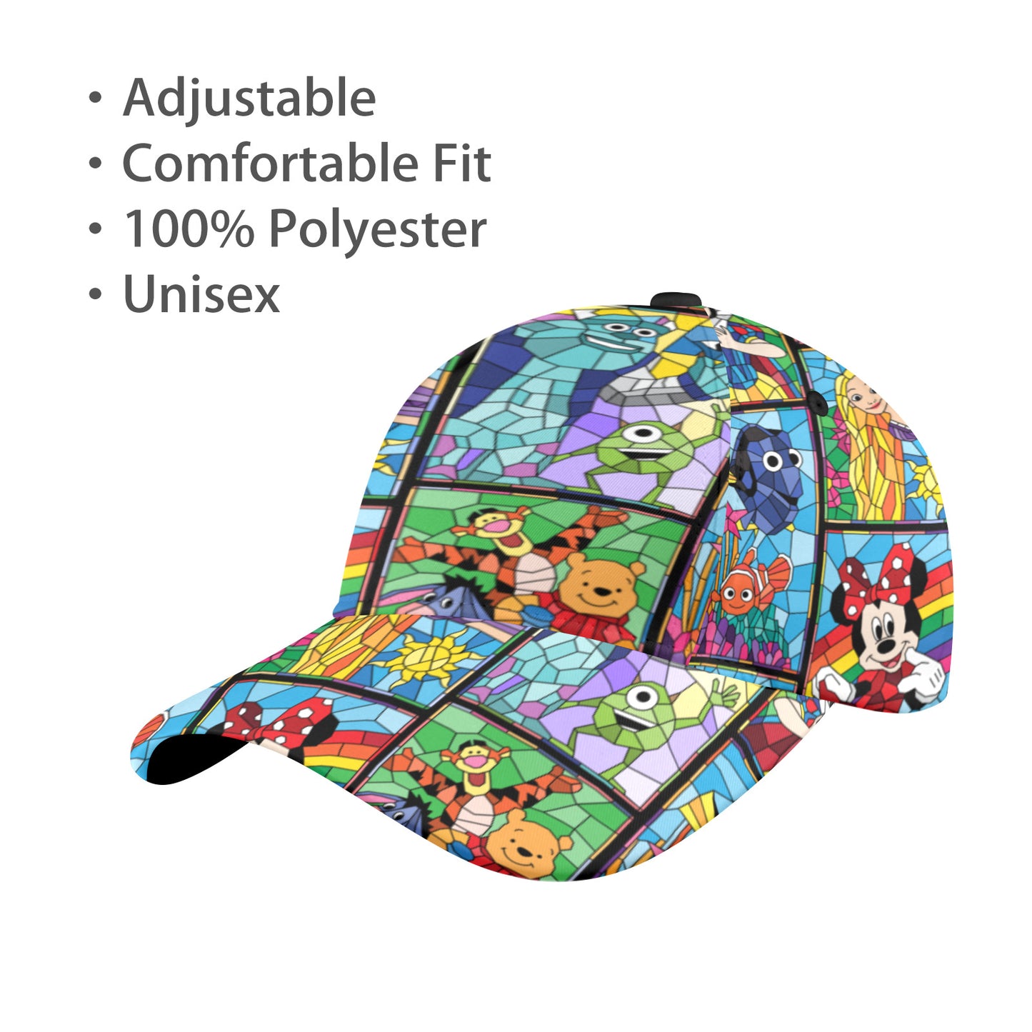 Stained Glass Characters Hat