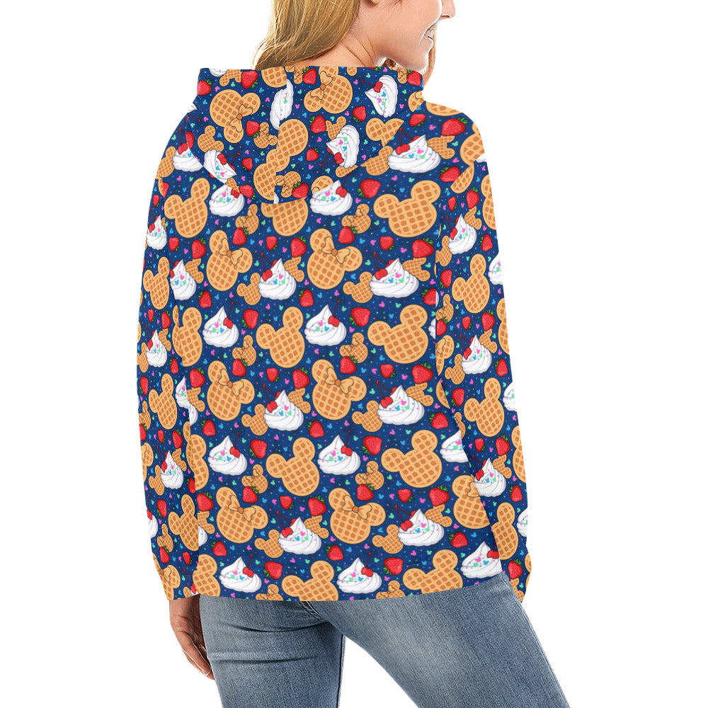 Waffles Hoodie for Women - Ambrie