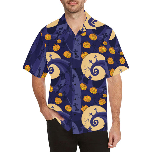 Disney Nightmare Before Christmas Jack's Hill Hawaiian Shirt