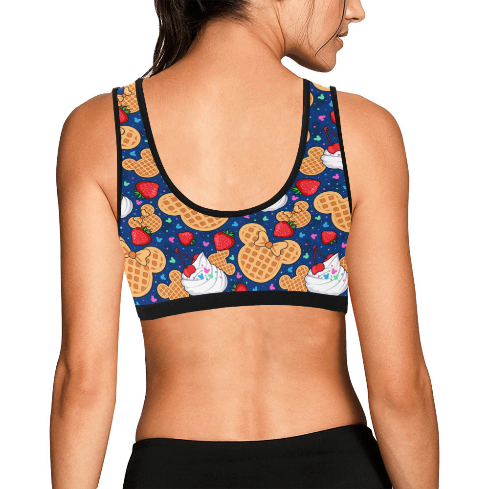 Waffles Women's Sports Bra