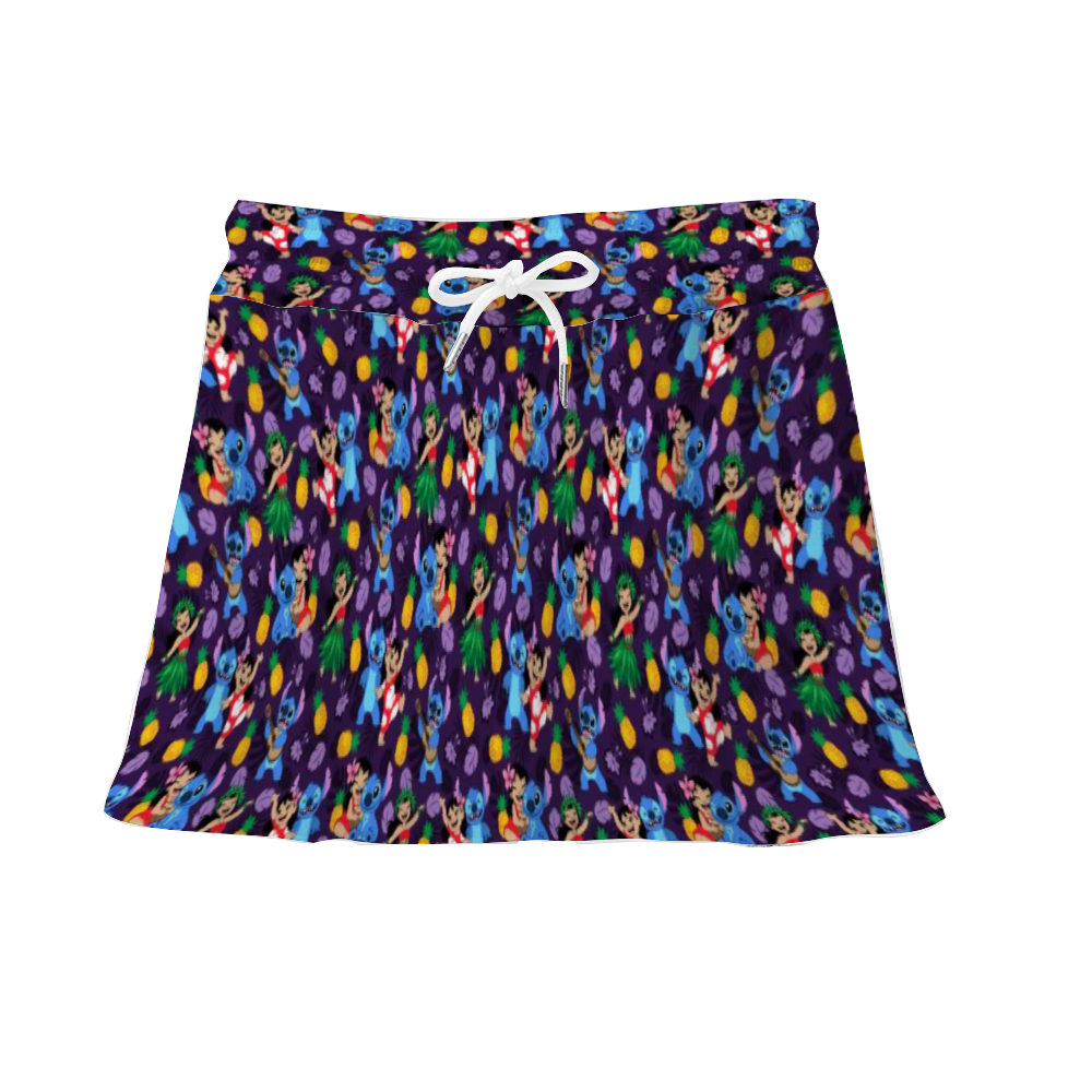 Island Friends Athletic Skirt With Built In Shorts