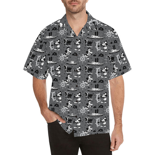 Steamboat Mickey Hawaiian Shirt