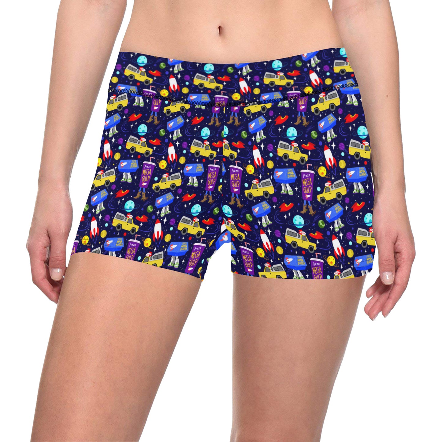 Disney Toy Story Arcade Pizza Women's Short Leggings