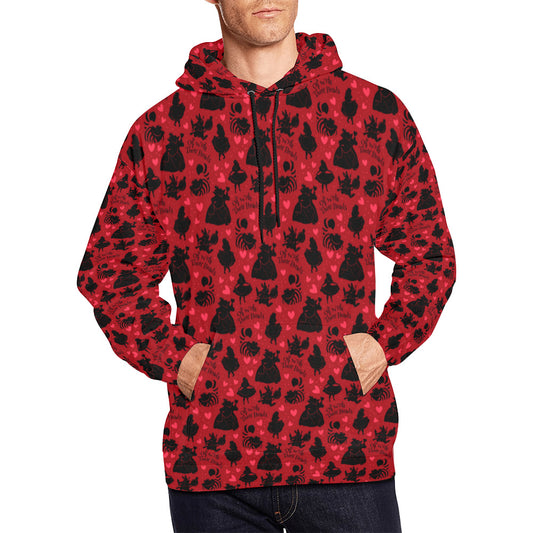 Disney Alice In Wonderland Queen Of Hearts Off With Their Heads Hoodie for Me