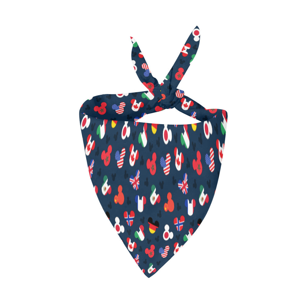 Mickey Flags Pet Dog Bandana