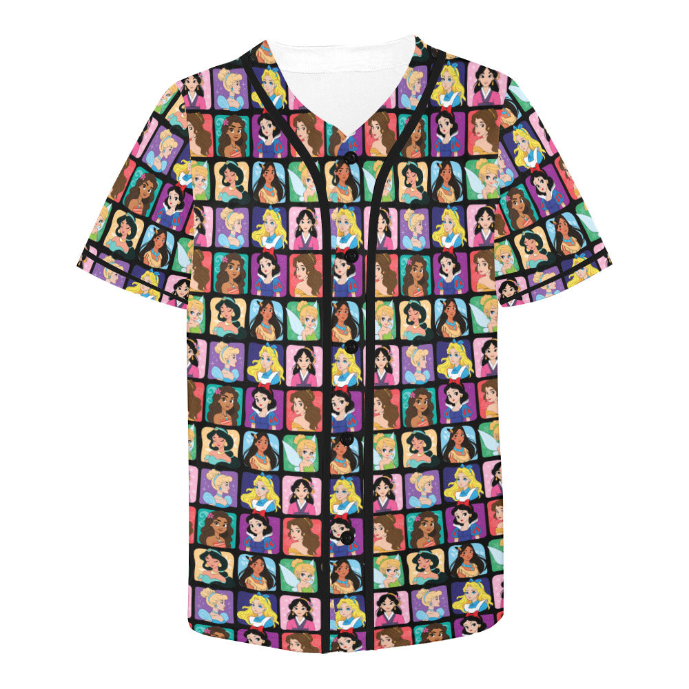 Princess Portraits Baseball Jersey