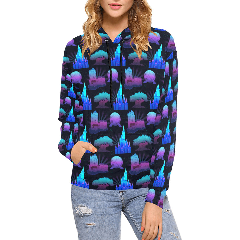 Parks At Night Hoodie for Women