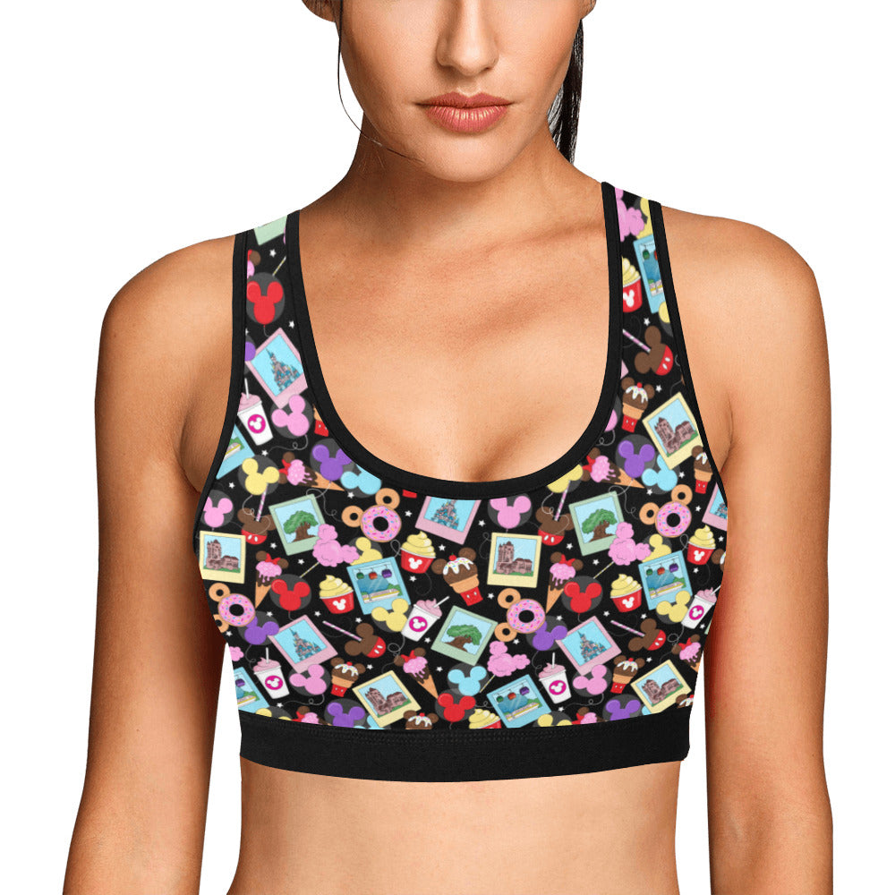 Park Polaroids Women's Athletic Sports Bra