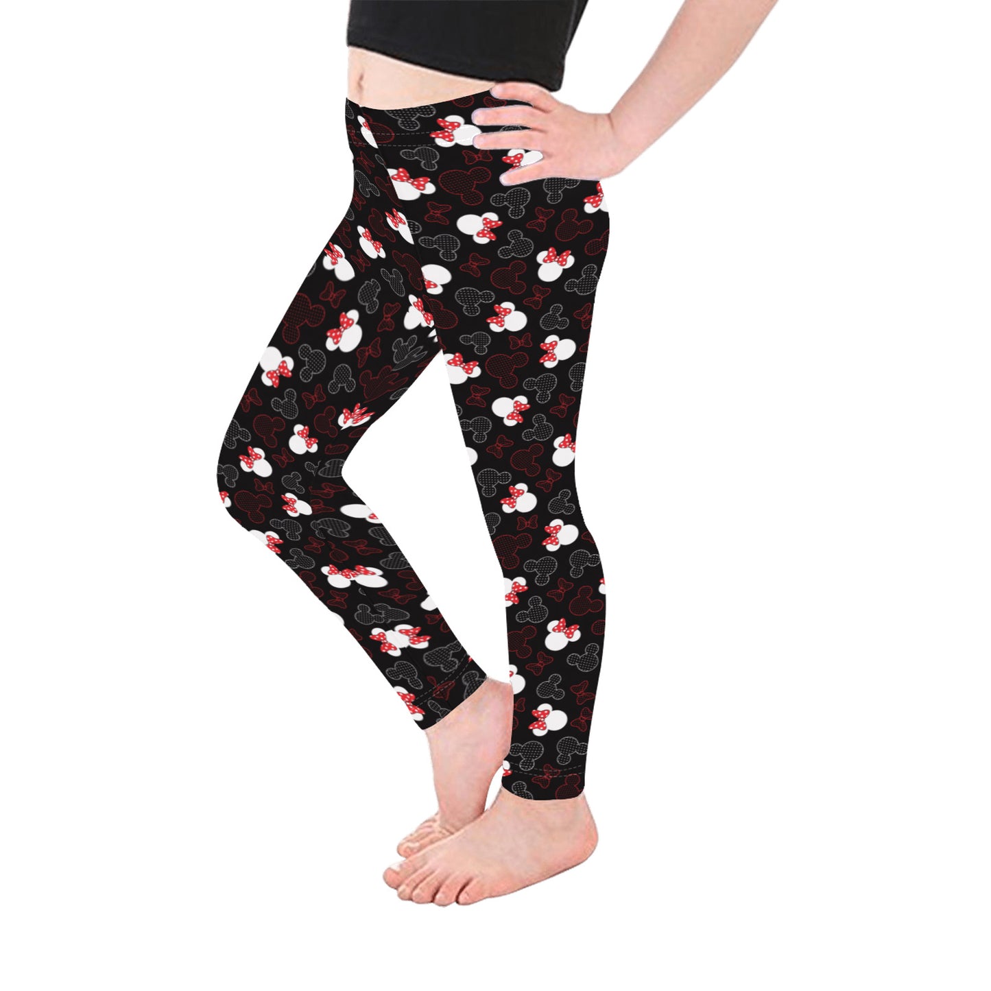 Mickey And Minnie Dots Kid's Leggings