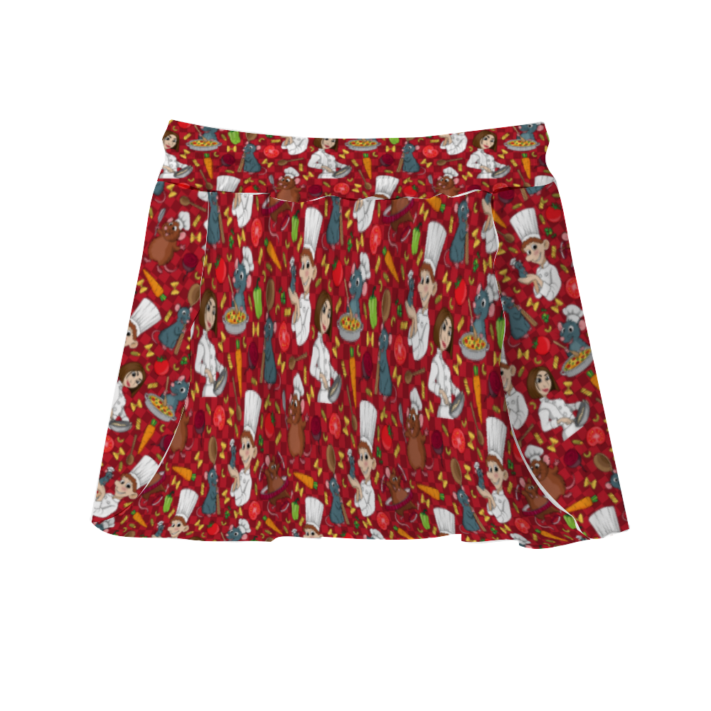 Ratatouille Athletic Skirt With Built In Shorts