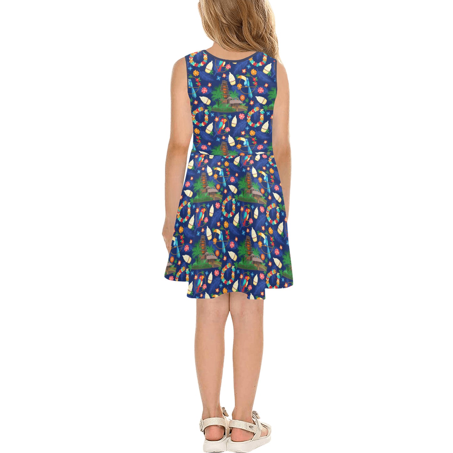 Tiki Desserts Girl's Sleeveless Sundress