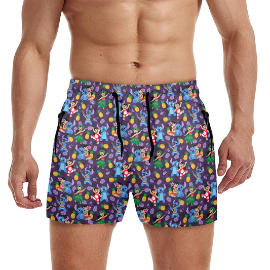 Island Friends Men's Quick Dry Athletic Shorts