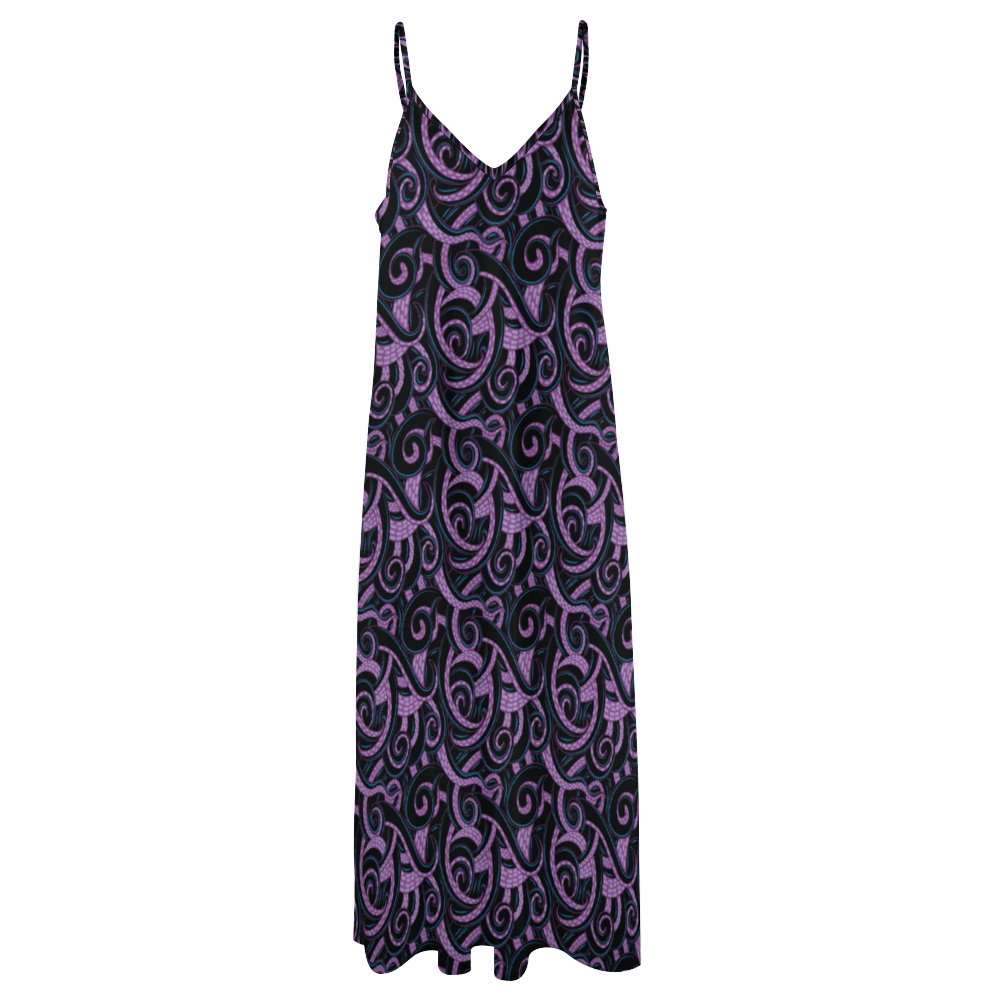 Ursula Tentacles Women's Summer Slip Long Dress