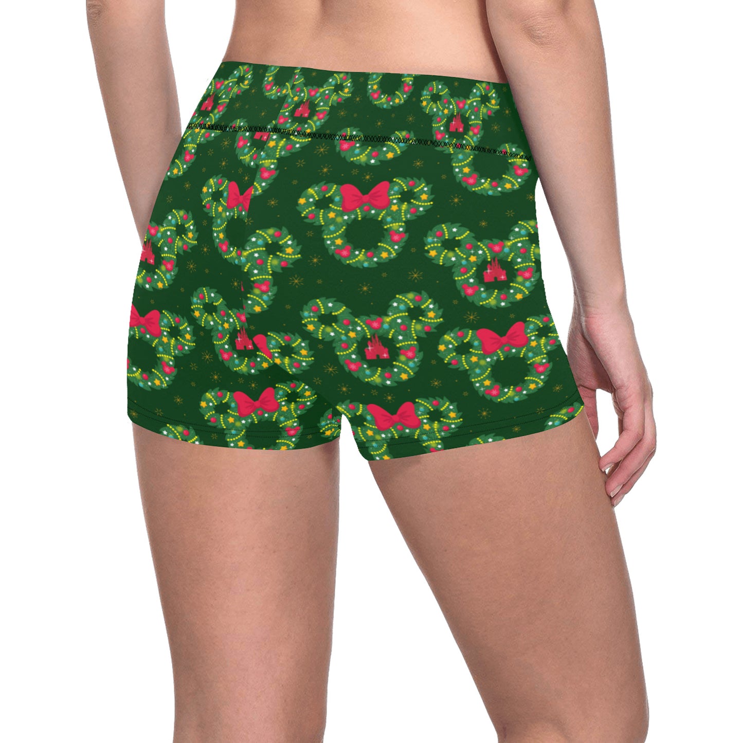 Christmas Wreaths Women's Short Leggings