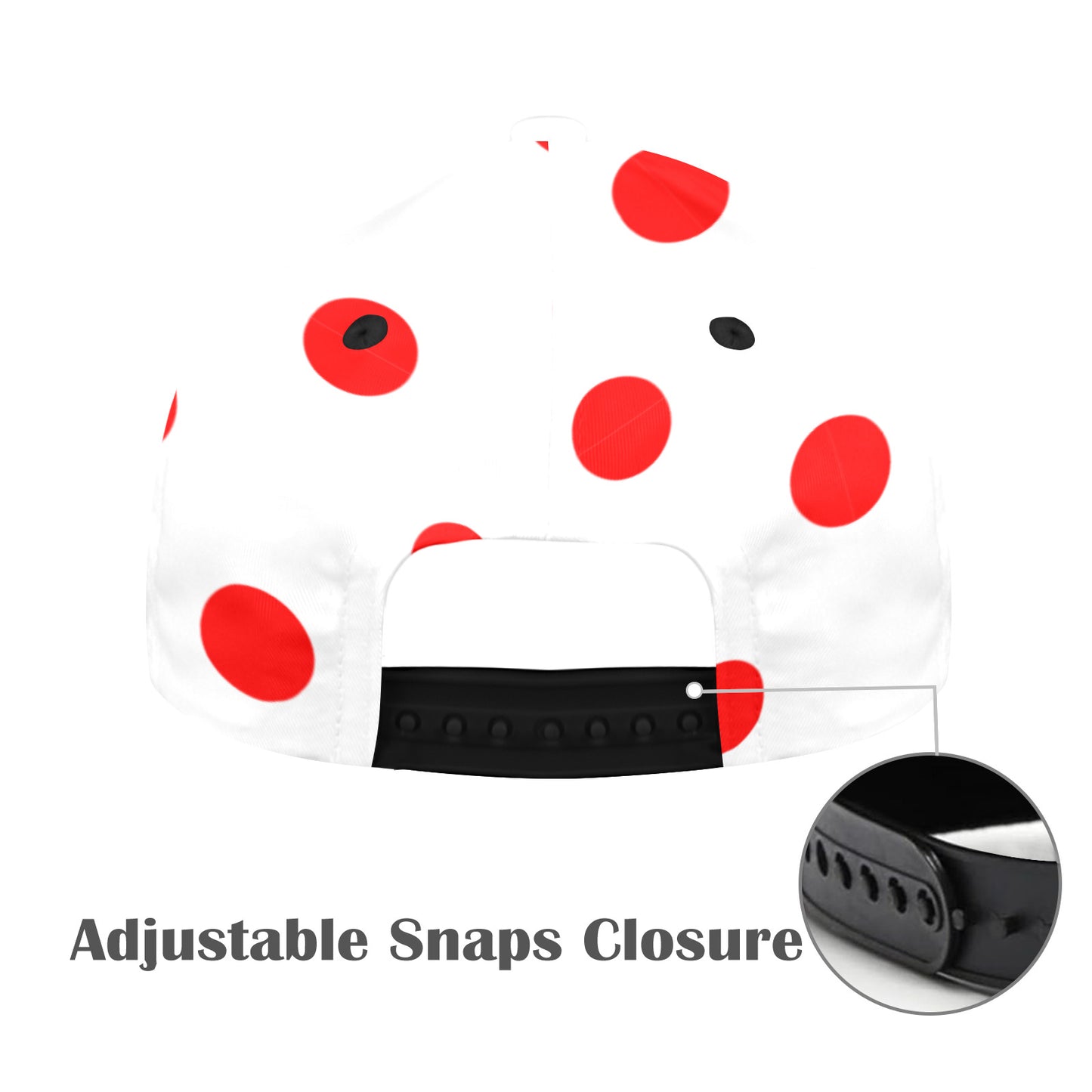 White With Red Polka Dots Hat