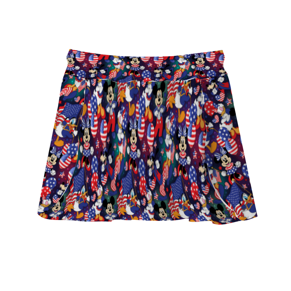 America Athletic Skirt With Built In Shorts