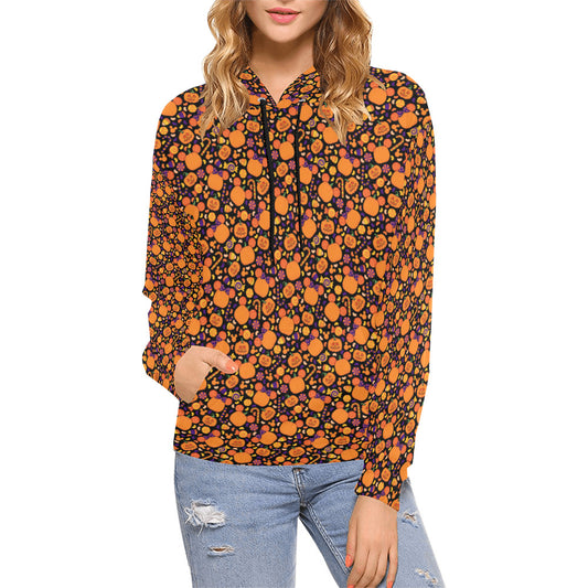 Pumpkins And Candy Hoodie for Women