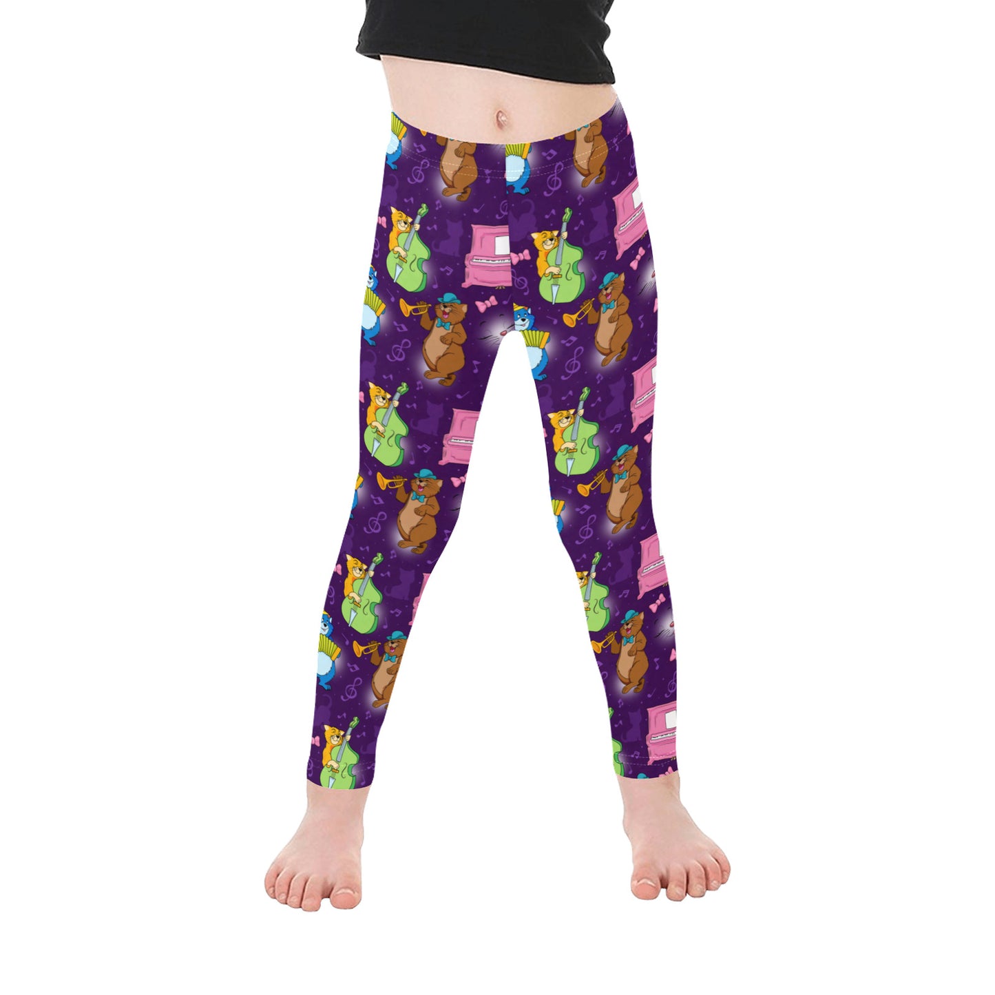 Musical Cats Kid's Leggings