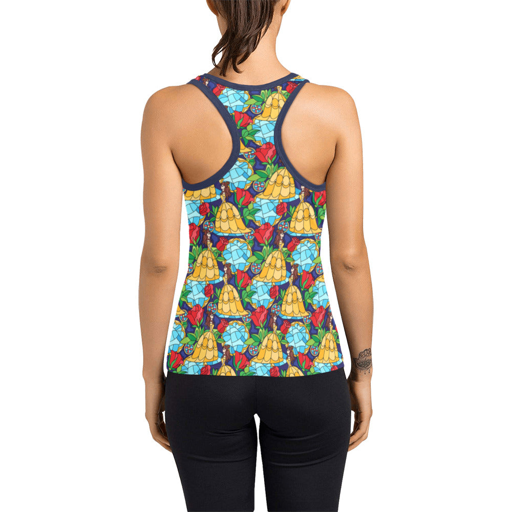 Stained Glass Women's Racerback Tank Top - Ambrie