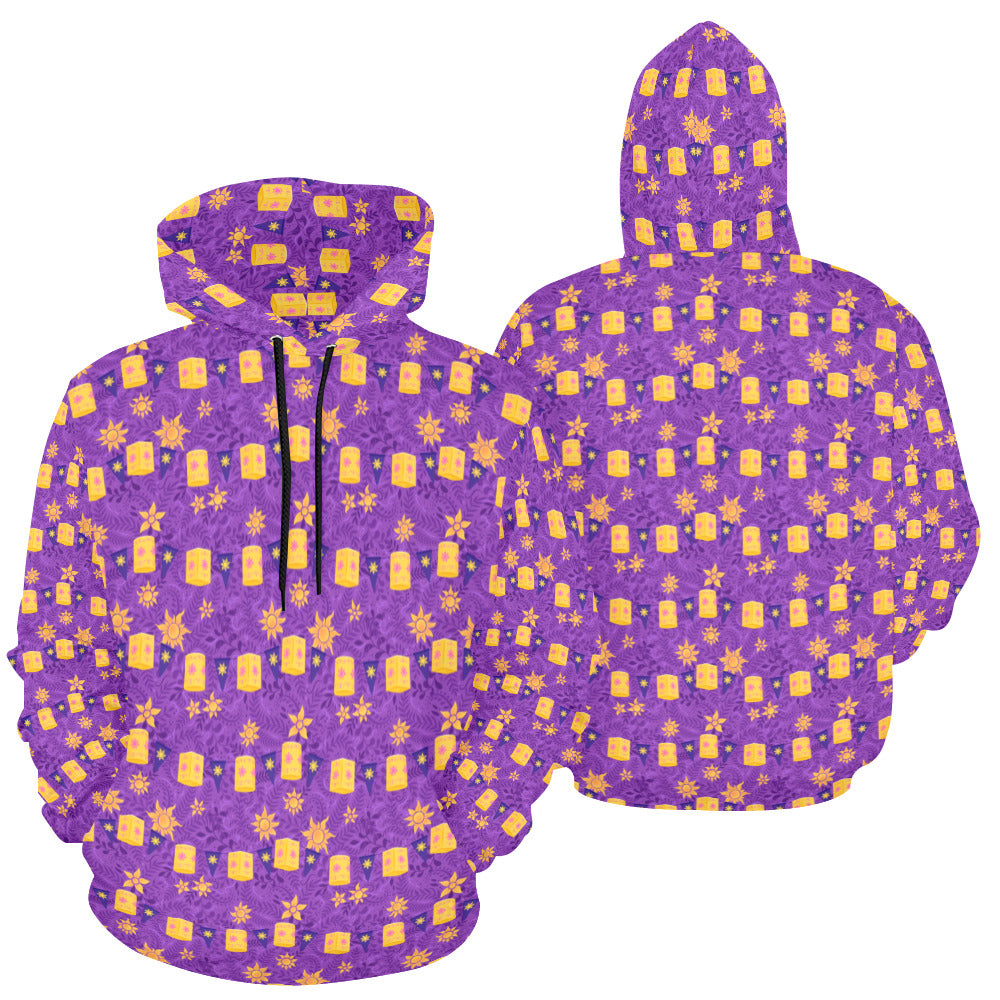 Yellow Lanterns Hoodie for Women