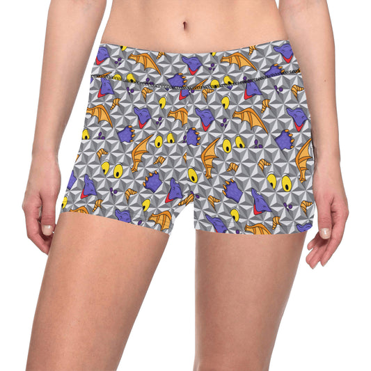 Disney Epcot Figment Dream Come True Women's Short Leggings