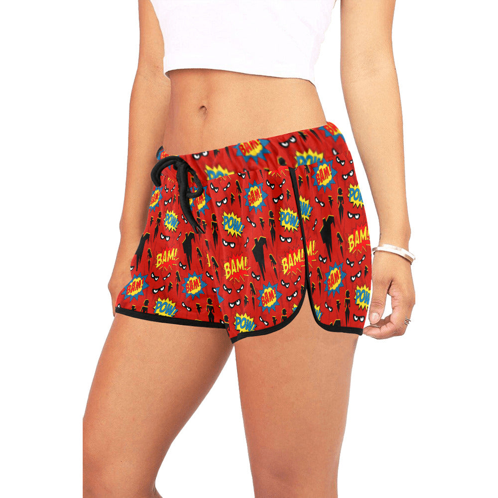 Super Heroes Women's Relaxed Shorts - Ambrie