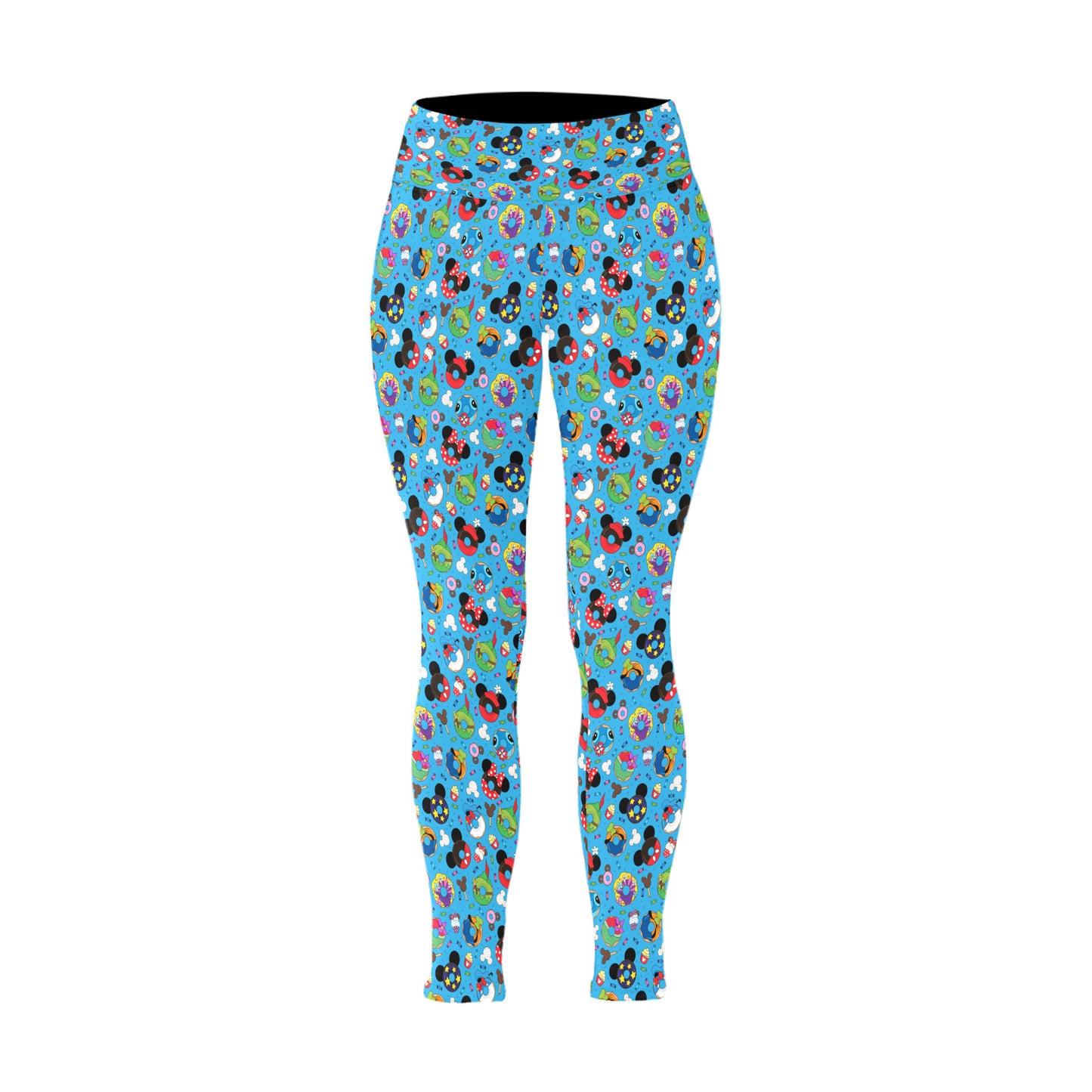 Character Donuts Women's Plus Size Athletic Leggings